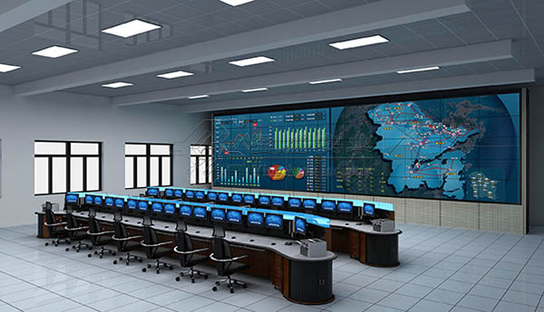 A power dispatching command center