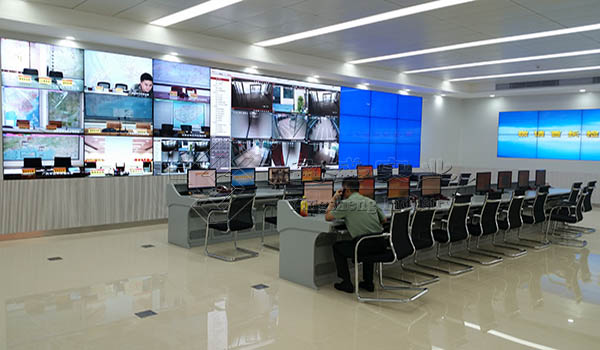 A military dispatch and command center